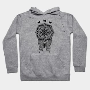 Butterfly and Mandala Hoodie